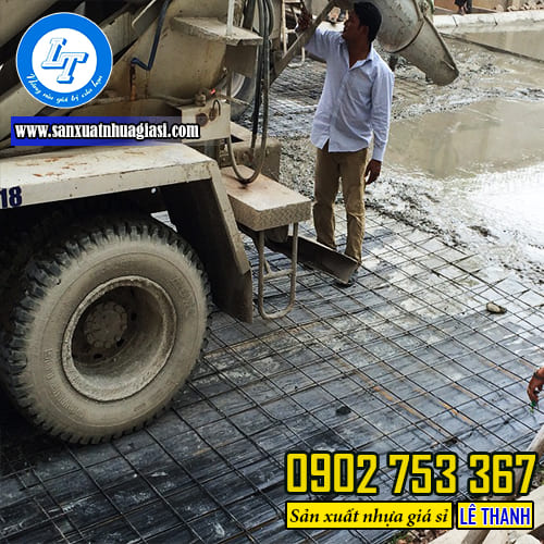 Ứng dụng của màng nilon đen lót sàn bê tông