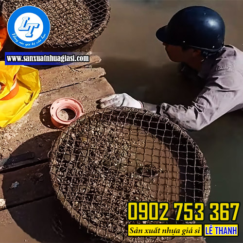 Rổ nhựa nuôi ngao giúp việc nuôi hải sản dễ dàng