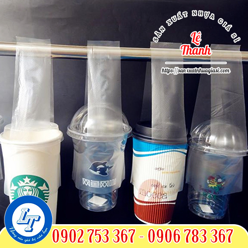 Túi chữ t dùng để đựng ly nước mang đi Túi chữ t dùng để đựng ly nước mang đi