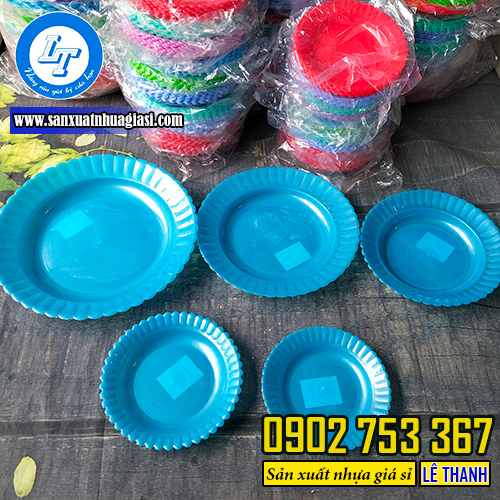 Dĩa nhựa bông đủ kích thước Dĩa nhựa bông đủ kích thước