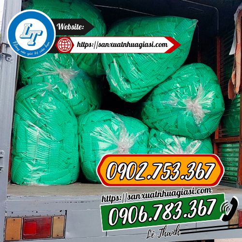 Đơn hàng xốp lưới màu xanh của khách Đơn hàng xốp lưới màu xanh của khách