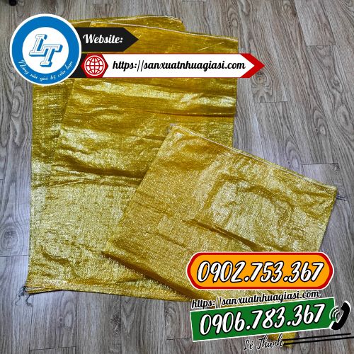 Bao tải dứa màu vàng trong Bao tải dứa màu vàng trong