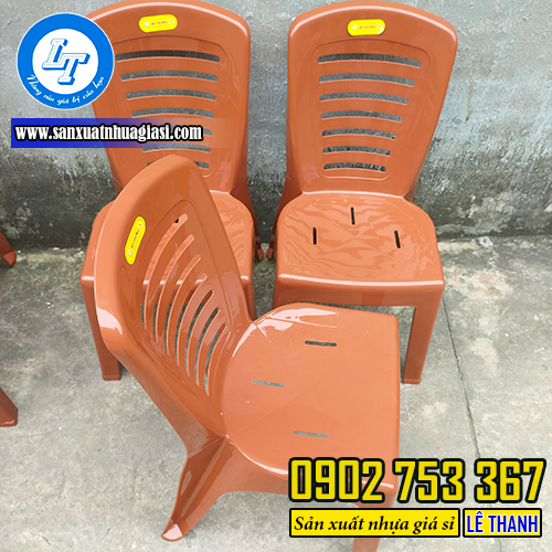 Ghế nhựa tựa lưng mẫu sọc Ghế nhựa tựa lưng mẫu sọc