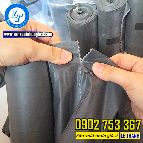Đường biên để xé túi rác cuộn Đường biên để xé túi rác cuộn