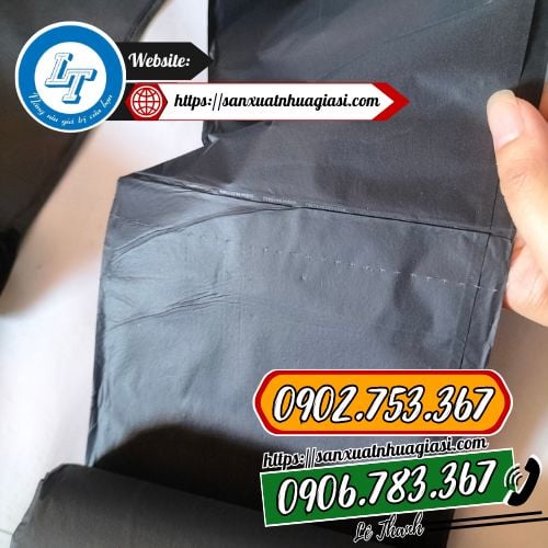 Đường rãnh xé trên túi rác Đường rãnh xé trên túi rác