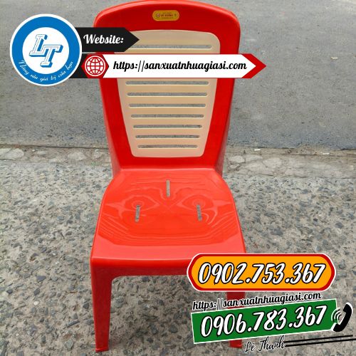 Ghế nhựa tựa lưng 9 sọc Ghế nhựa tựa lưng 9 sọc