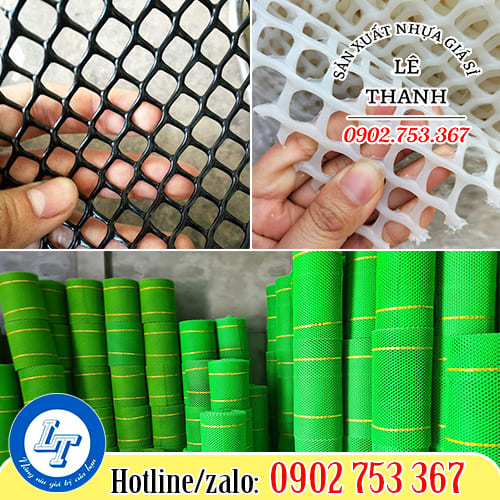Lưới nhựa mắt cáo có giá chênh lệch theo màu