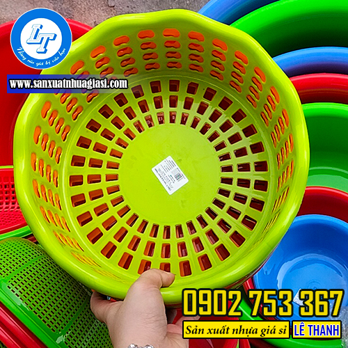 Giá sỉ rẻ rổ nhựa xoắn vành Giá sỉ rẻ rổ nhựa xoắn vành