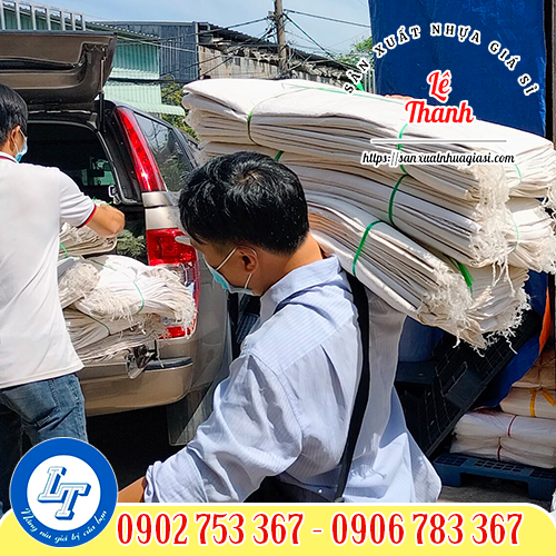 Giao 2000 bao tải gạo 50kg Giao 2000 bao tải gạo 50kg