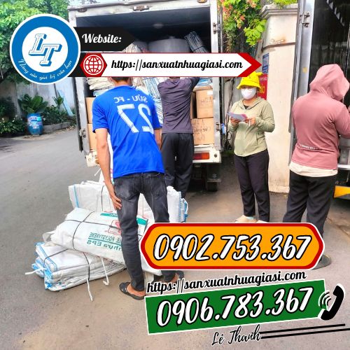 Giao bao tải jumbo đáy xả cho khách Giao bao tải jumbo đáy xả cho khách