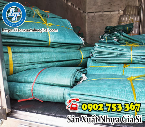 Giao hàng bao tải đựng xà bần cho khách