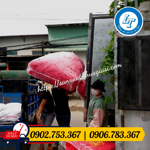 Giao bao xốp lưới đỏ Giao bao xốp lưới đỏ