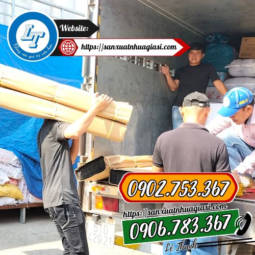 Giao đơn chậu nhựa cho khách Giao đơn chậu nhựa cho khách