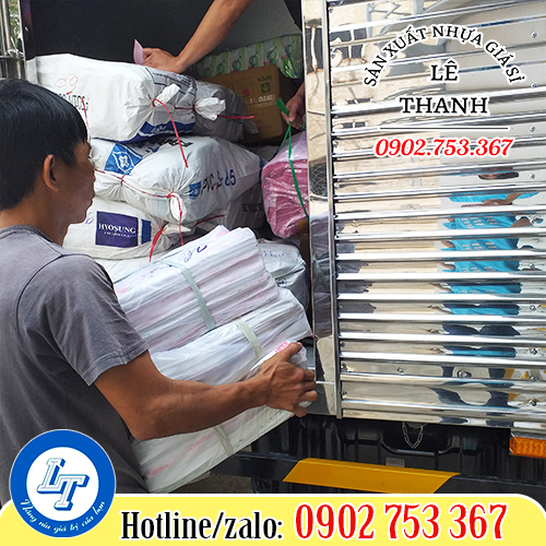 Giao hàng túi hột xoài HD có in logo cho khách Giao hàng túi hột xoài HD có in logo cho khách