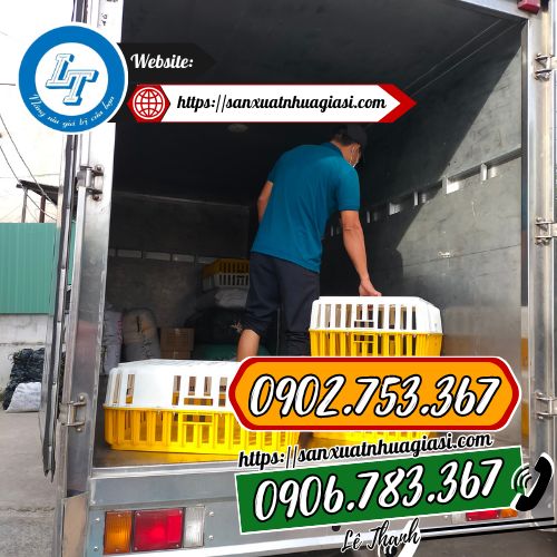 Giao sỉ lẻ lồng nhựa nhốt gà vịt Giao sỉ lẻ lồng nhựa nhốt gà vịt