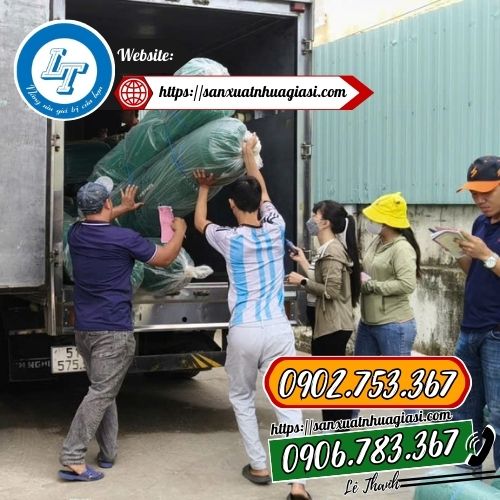 Giao hàng lưới cước cọ xanh Giao hàng lưới cước cọ xanh