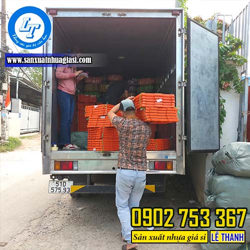 Giao sàn nhựa cam 40x55 cho khách Giao sàn nhựa cam 40x55 cho khách