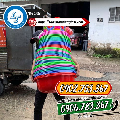 Giao sỉ số lượng thau rổ nhựa cho khách Giao sỉ số lượng thau rổ nhựa cho khách
