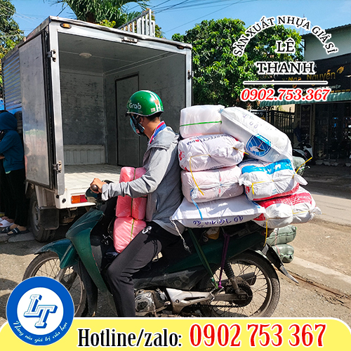 Giao hàng túi nilon đựng nước chấm Giao hàng túi nilon đựng nước chấm