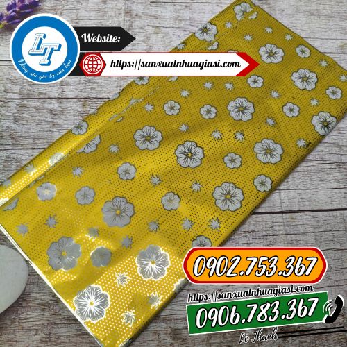 Giấy gói quà màu vàng Giấy gói quà màu vàng