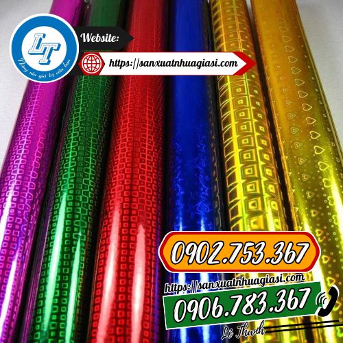 Giấy kiếng gói quà có màu sắc đa dạng Giấy kiếng gói quà có màu sắc đa dạng