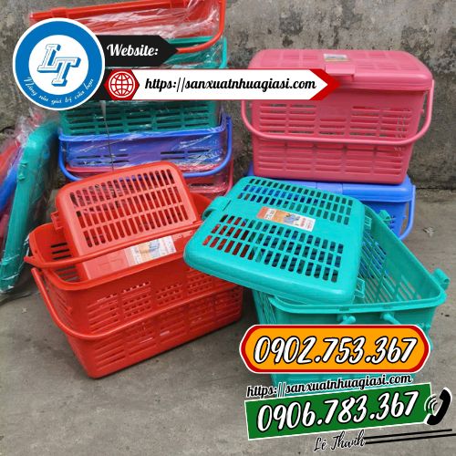 Giỏ nắp có quai chuyên sỉ giá rẻ Giỏ nắp có quai chuyên sỉ giá rẻ