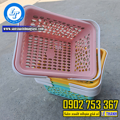 Giỏ xách nhựa đủ màu Giỏ xách nhựa đủ màu