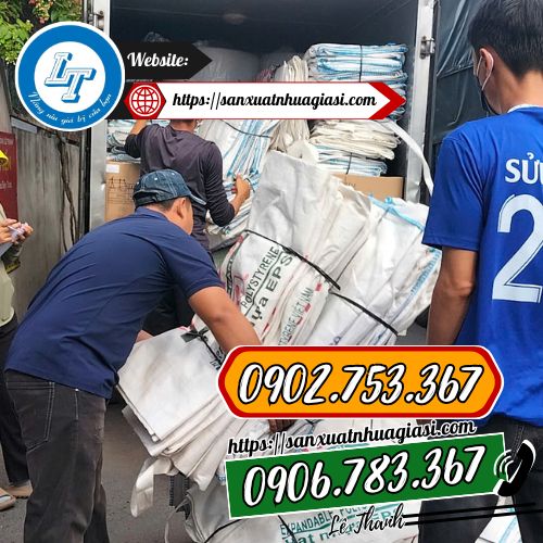 Hỗ trợ giao bao tải jumbo đáy xả Hỗ trợ giao bao tải jumbo đáy xả