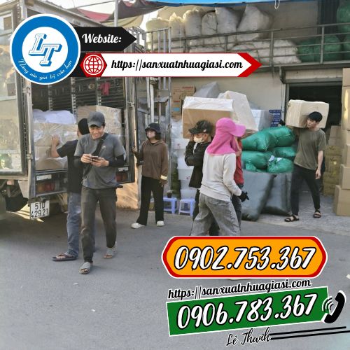 Hoạt động giao hàng túi ép 3 biên Hoạt động giao hàng túi ép 3 biên