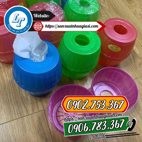 Hộp khăn giấy tròn Hộp khăn giấy tròn