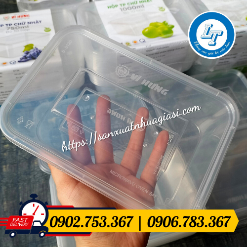 Hộp nhựa trong đựng thực phẩm Hộp nhựa trong đựng thực phẩm