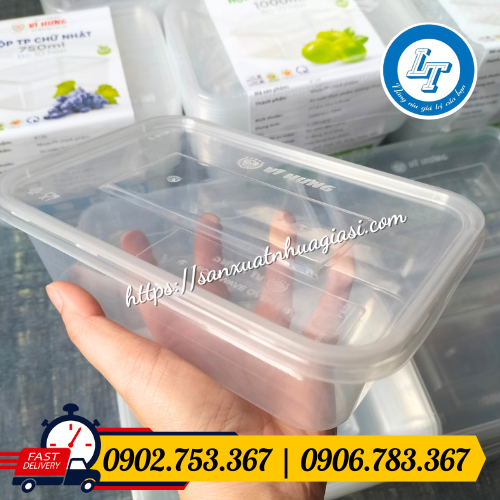 Hộp nhựa trong đựng thực phẩm an toàn Hộp nhựa trong đựng thực phẩm an toàn