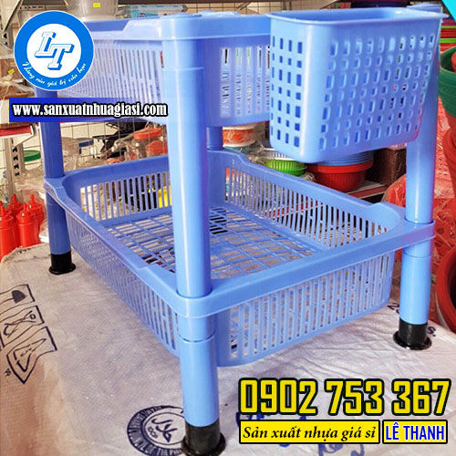 Kệ để chén 2 tầng Kệ để chén 2 tầng