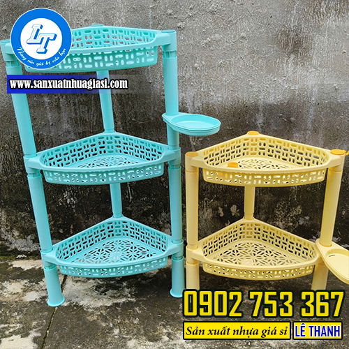 Kệ góc tam giác nhiều tầng Kệ góc tam giác nhiều tầng