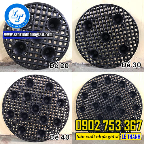 Kích thước của đế lót bầu ươm