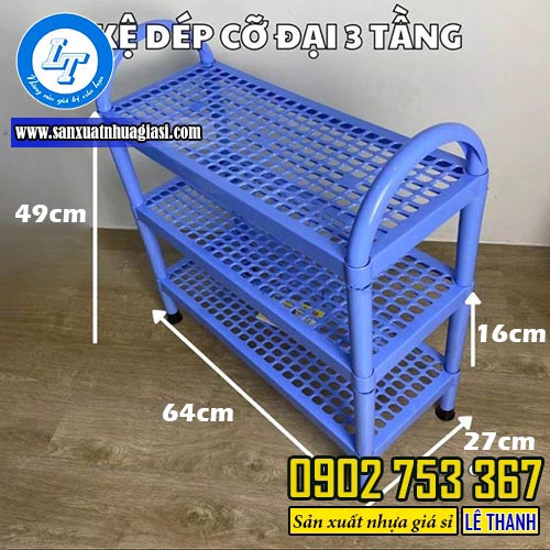 Kích thước kệ dép đại 3 tầng Kích thước kệ dép đại 3 tầng