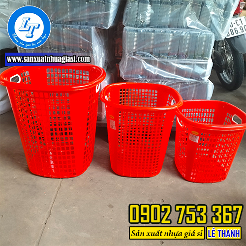 Sọt nhựa vuông nhiều kích thước Sọt nhựa vuông nhiều kích thước