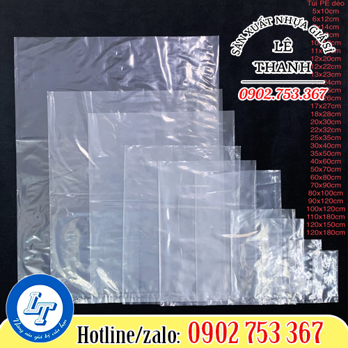 Kích thước túi pe zin Kích thước túi pe zin