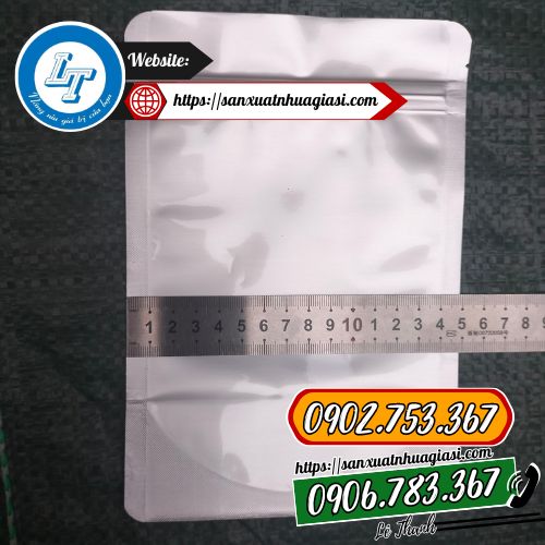 Quy cách của túi zip bạc mờ Quy cách của túi zip bạc mờ