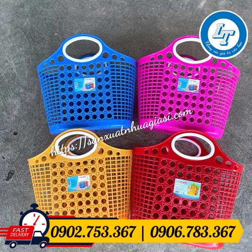 Làn nhựa đi chợ đủ màu Làn nhựa đi chợ đủ màu
