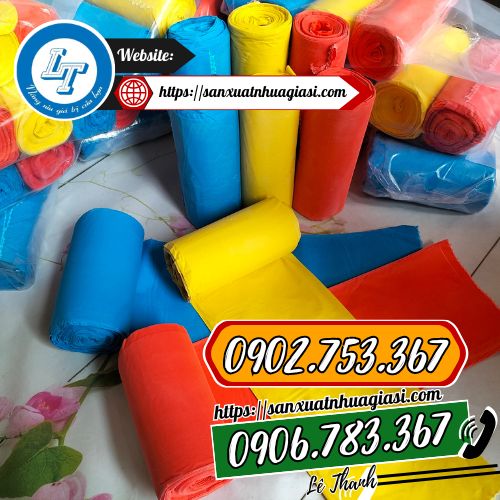 Lê Thanh chuyên giao sỉ túi rác cuộn màu cho khách Lê Thanh chuyên giao sỉ túi rác cuộn màu cho khách