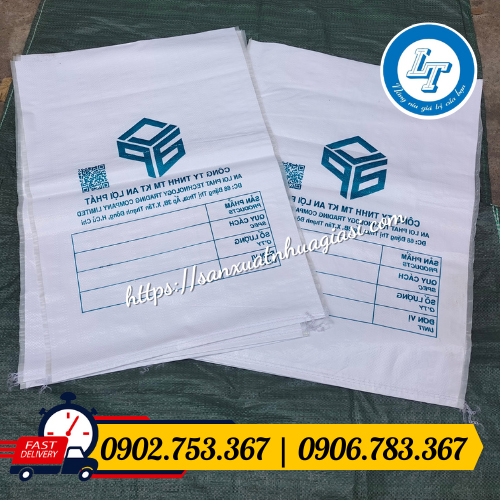 Lê Thanh nhận in ấn logo trên bao tải dứa Lê Thanh nhận in ấn logo trên bao tải dứa