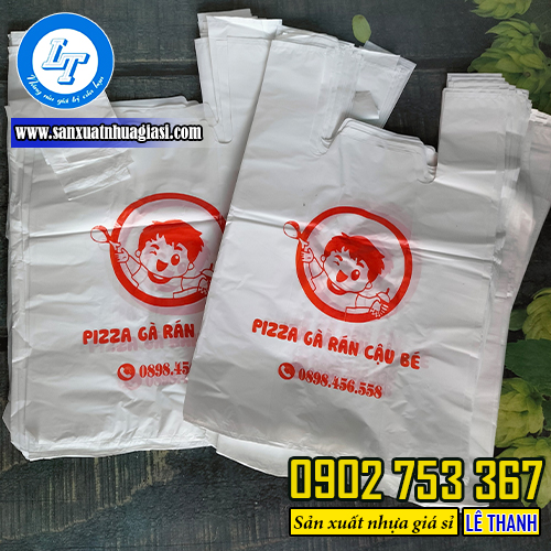 Túi xốp sữa bề mặt lắng mịn, dễ in ấn Túi xốp sữa bề mặt lắng mịn, dễ in ấn