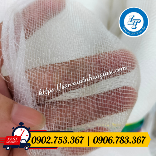 Lưới mùng trắng có mật độ ô lưới siêu nhỏ Lưới mùng trắng có mật độ ô lưới siêu nhỏ