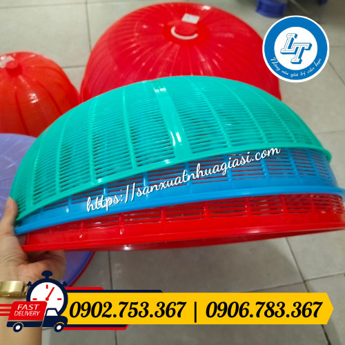 Lồng bàn nhựa từ hạt pp chính phẩm, an toàn, đủ màu Lồng bàn nhựa từ hạt pp chính phẩm, an toàn, đủ màu