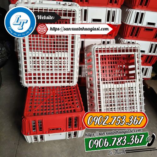 Bán sỉ lồng nhựa vận chuyển gà vịt 5kg Bán sỉ lồng nhựa vận chuyển gà vịt 5kg
