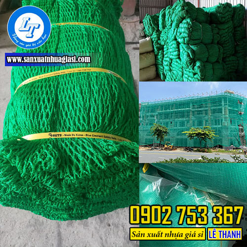 Lưới bao che công trình chắn bụi