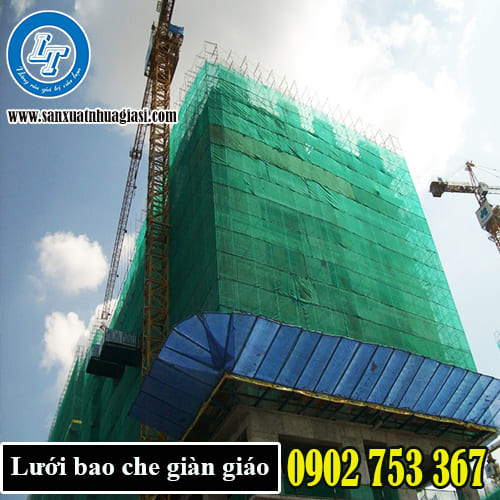 Lưới bao che công trình, giàn giáo