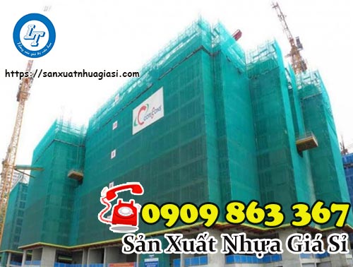 Ứng dụng của lưới bao che công trình Ứng dụng của lưới bao che công trình