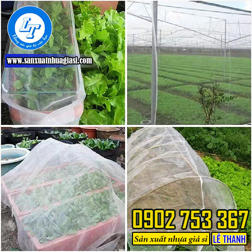Ứng dụng của lưới chắn côn trùng làm nhà kính